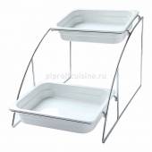 Подставка 2-ярусная для гастроемкостей GN1/2 (36х52,5х32,5см) P.L.-SUN. MWS12C 81200572 Подставка 2-ярусная для гастроемкостей GN1/2 (36х52,5х32,5см) P.L.-SUN. MWS12C 81200572