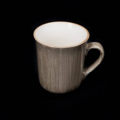 Кружка 375мл Corone Nature серо-коричневая /36/