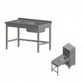 Стол для грязной посуды Kayman для п/м Tatra СПМ-123/1207 левый