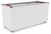Ларь морозильный Frostor Gellar FG 600 C v25 красный с прямым стеклом
