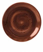 Тарелка мелкая «Крафт» 300мм Craft Terrac фарфор терракот 1133 0565  03012083