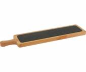 Блюдо для подачи прямоуг. 60*15*2 см дерево, вставка керамика LAVA 49612 Блюдо для подачи прямоуг. 60*15*2 см дерево, вставка керамика LAVA 49612