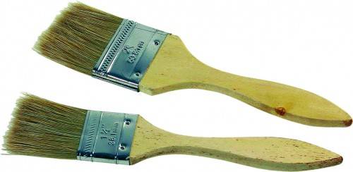 Кисть кондитерская 40мм натуральный ворс, ручка дерево, WAS 3380040 