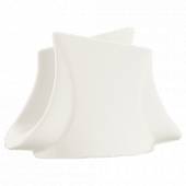 Салфетница 10см фарфор Pera White Bonna PER01PC /12/ Салфетница 10см фарфор Pera White Bonna PER01PC /12/