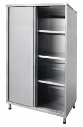 Шкаф нейтральный распашные двери 3 полки  600*560*1700 мм нерж.