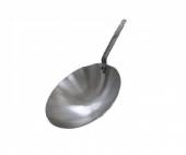 Сковорода WOK 355мм индукция De Buyer "White steel" 5114.35