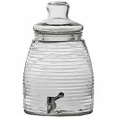 Банка-емкость с краном Проотель Zibo Fortune стекло 5.5л D=21.5см H=29см FT142011B 02123830 Банка-емкость с краном Проотель Zibo Fortune стекло 5.5л D=21.5см H=29см FT142011B 02123830