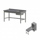 Стол для грязной посуды Kayman для п/м Tatra СПМ-123/1507 левый