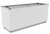 Ларь морозильный Frostor Gellar FG 700 C v25 серый с прямым стеклом