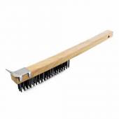 Щетка для чистки гриля с металлической щетиной (щетина 3 см) 35,5 см, P.L. Proff Cuisine BRS-14 Щетка для чистки гриля с металлической щетиной (щетина 3 см) 35,5 см, P.L. Proff Cuisine BRS-14