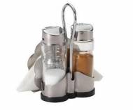 Набор для специй Star industrial 2 предмета+салфетница ажурная нерж. 432 Набор для специй Star industrial 2 предмета+салфетница ажурная нерж. 432