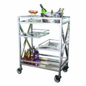 Тележка сервировочная,нержавеющая сталь 75*45*97 см. P.L.--Hotelware SCBT 40223 Тележка сервировочная,нержавеющая сталь 75*45*97 см. P.L.--Hotelware SCBT 40223