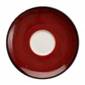 Блюдце «Джаспер»; фарфор; D=130, H=6мм; белый, красный T8601577/S
