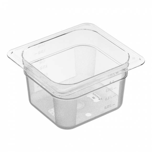 Гастроемкость GN1/6-100 1,4 л. поликарб. прозрачная GP 79659