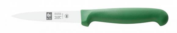 Нож для овощей 90/200 мм. зеленый Junior Icel 24500.3001000.090