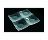 Тарелка 200х200мм 3D Glassware квадратная 2020-4002-94-003 50048