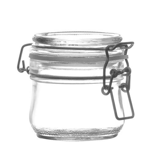 Банка для подачи с бугельным замком 250 мл Оптима стеклянная крышка 1546