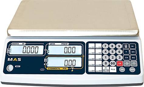 Весы электронные торговые Master MAS MR1-30 Весы электронные торговые Master MAS MR1-30