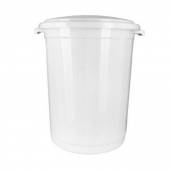 Бак с крышкой; полипроп.; 150л; D=72, L=78см; белый NS Б-150 Бак с крышкой; полипроп.; 150л; D=72, L=78см; белый NS Б-150