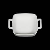 Соусник-сковорода 450мл 130х130мм квадрат с двумя ручками Corone Cottura фарфор LQ-QK15090B фк67 Соусник-сковорода 450мл 130х130мм квадрат с двумя ручками Corone Cottura фарфор LQ-QK15090B фк67