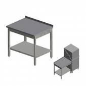Стол для чистой посуды Kayman для п/м Tatra СПМ-122/0907 левый
