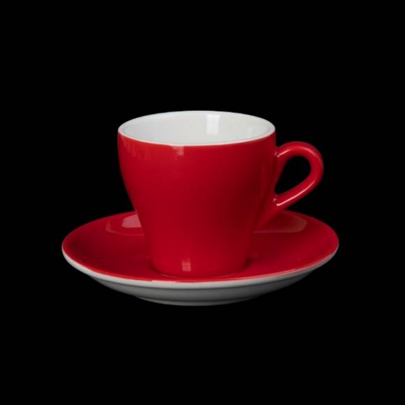 Кофейная пара 190мл Corone Gusto красная фк1729