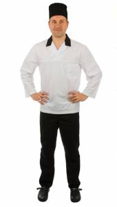 Брюки повара летние р-р 48 черные 00200  со217