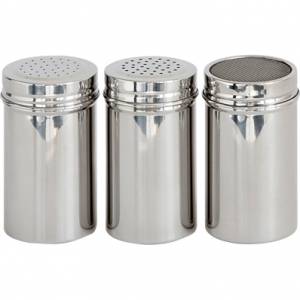 Емкость для сыпучих продуктов 300мл нерж. крышка со средними отверстиями MGSteel KW-I-U