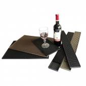 Коврик барный 45*31 см черный, резиновый Maco Jiwins JW-BMQ-BL