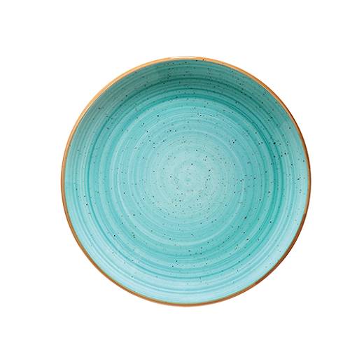 Тарелка плоская 23см фарфор Gourmet Aura Aqua Bonna AAQGRM23DZ b