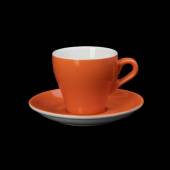 Кофейная пара 190мл Corone Gusto оранжевая фк1730