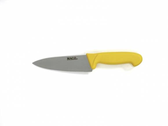 Нож поварской 17см желтый Maco 413978