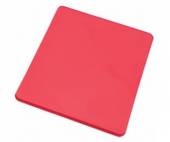 Доска разделочная 450х300х13мм красная полипропилен MGSteel 1710 