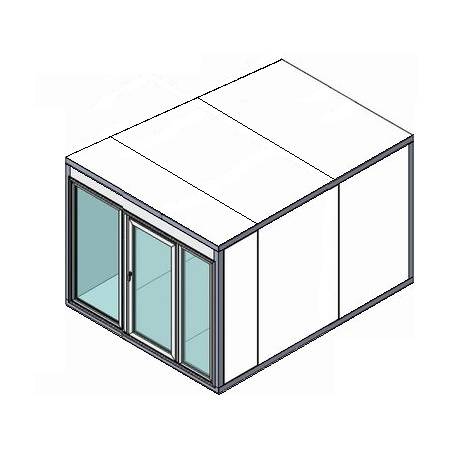 Камера холодильная со стеклопакетом Polair КХН- 8,81 2560х1960х2200 (стекл. дверь по стороне 1960)