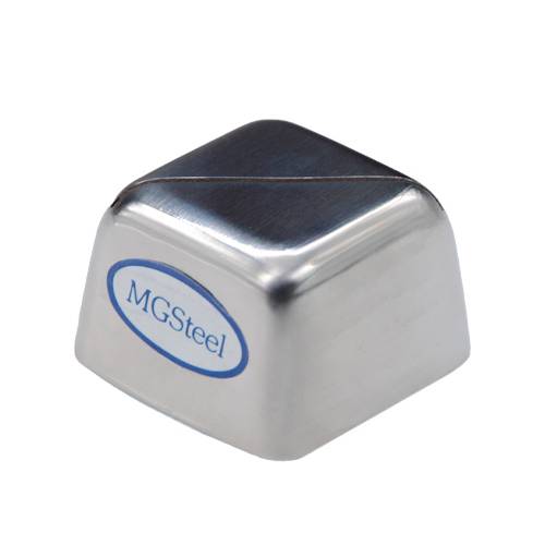 Держатель для ценников и табличек 5*5 см. h=3,2 см. нерж. MGsteel 73855