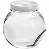 Банка с крышкой 1, 7л H=16см «Бэлла» стекло, пластик 43894/b /1/6/