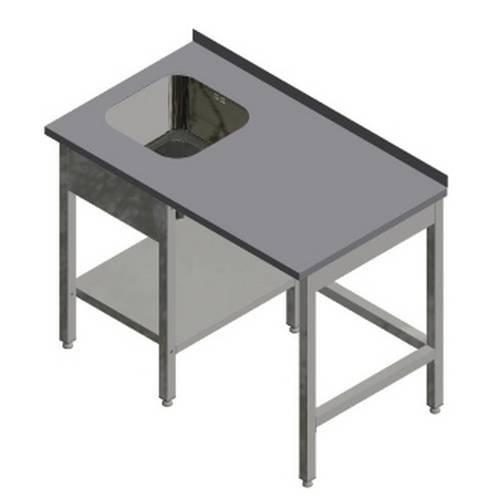 Стол с ванной Kayman для фронтальных п/м Tatra СПМФ-121/1207 левый