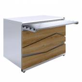 Прилавок нейтральный Zigzag Luxstahl ПН-1200 Premium