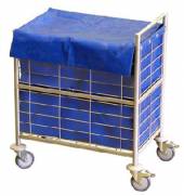 Тележка для белья ТБ14.5 ОЛДАК платформенная, сетчатая, усиленные борта, мешок 240л, г/п 80кг Тележка для белья ТБ14.5 ОЛДАК платформенная, сетчатая, усиленные борта, мешок 240л, г/п 80кг