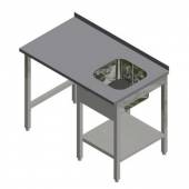Стол с ванной Kayman для фронтальных п/м Tatra СПМФ-121/1207 правый