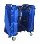 Тележка для горничных ТГ2 ОЛДАК 3 сетчатые полки, 2 мешка по 110л Тележка для горничных ТГ2 ОЛДАК 3 сетчатые полки, 2 мешка по 110л