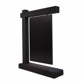 Табличка меловая на дерев. подставке двусторонняя А6 170*220 мм. черная