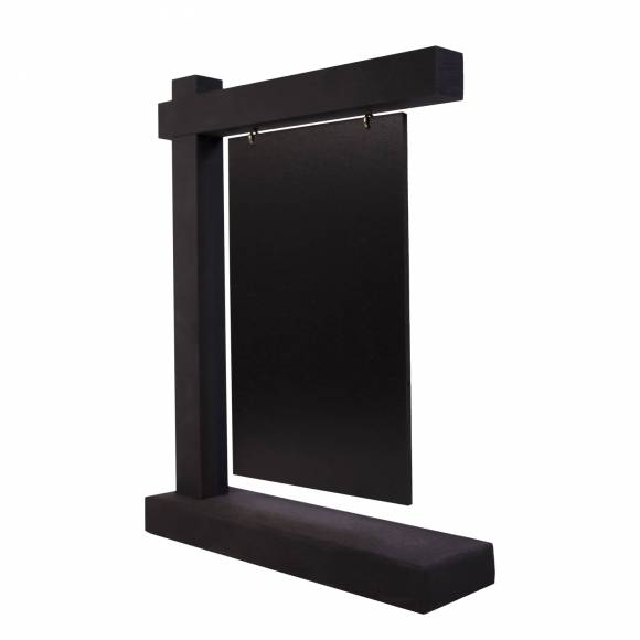 Табличка меловая на дерев. подставке двусторонняя А6 170*220 мм. черная