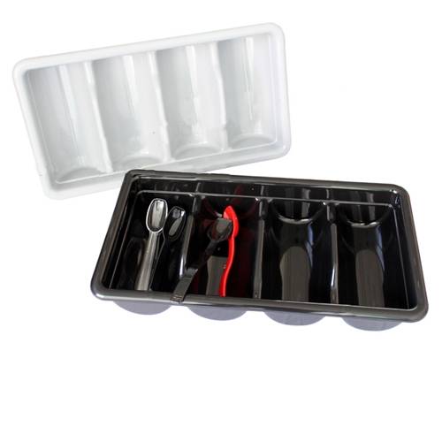 Контейнер для столовых приборов 4 ячейки 515х290х95мм полипропилен (JingBao) 8673