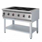 Плита электрическая на подставке 6 конфорок МХМ ПЭ67П