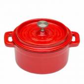 Кастрюля порционная круглая чугун P.L. с крышкой 250 мл, 10,5 см диаметр  81200175 Кастрюля порционная круглая чугун P.L. с крышкой 250 мл, 10,5 см диаметр  81200175