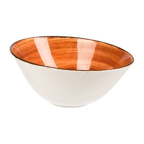 Салатник 185х150мм фарфор Fusion Brown Shore P.L.  81223213 /6/