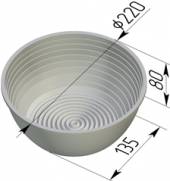 Форма круглая для расстойки Спика 17 Р-1 (220х135х80мм) Форма круглая для расстойки Спика 17 Р-1 (220х135х80мм)