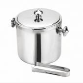 Ведерко для льда + щипцы d=15 см h=17 см P.L. - BarWare & REG Ведерко для льда + щипцы d=15 см h=17 см P.L. - BarWare & REG