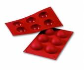 Форма силиконовая 6 порций Полусфера SF003/N Martellato.